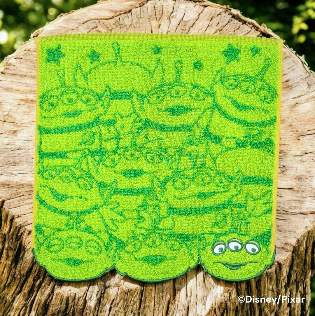 ミニタオル エイリアンストラクチャ トイストーリー リトルグリーンメン