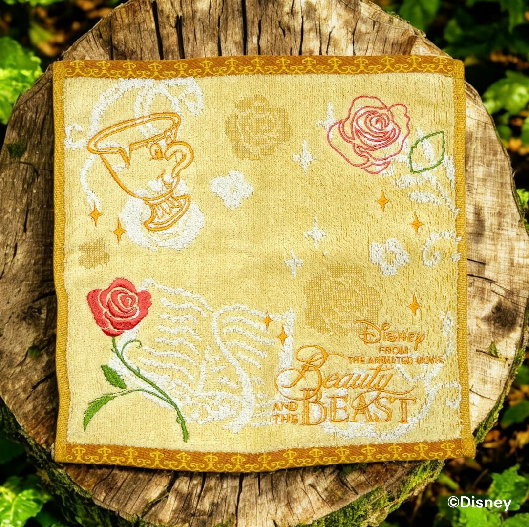 ミニタオル アイコニックローズ 美女と野獣