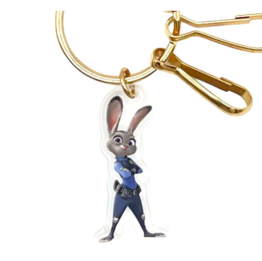 アクリルカラビナチャーム ズートピア ジュディ・ホップス