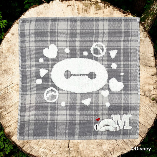 タオルハンカチ イニシャルチェック ベイマックス(M)