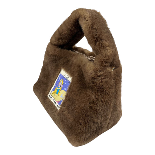 ラベルファーショルダーバッグ クラリス