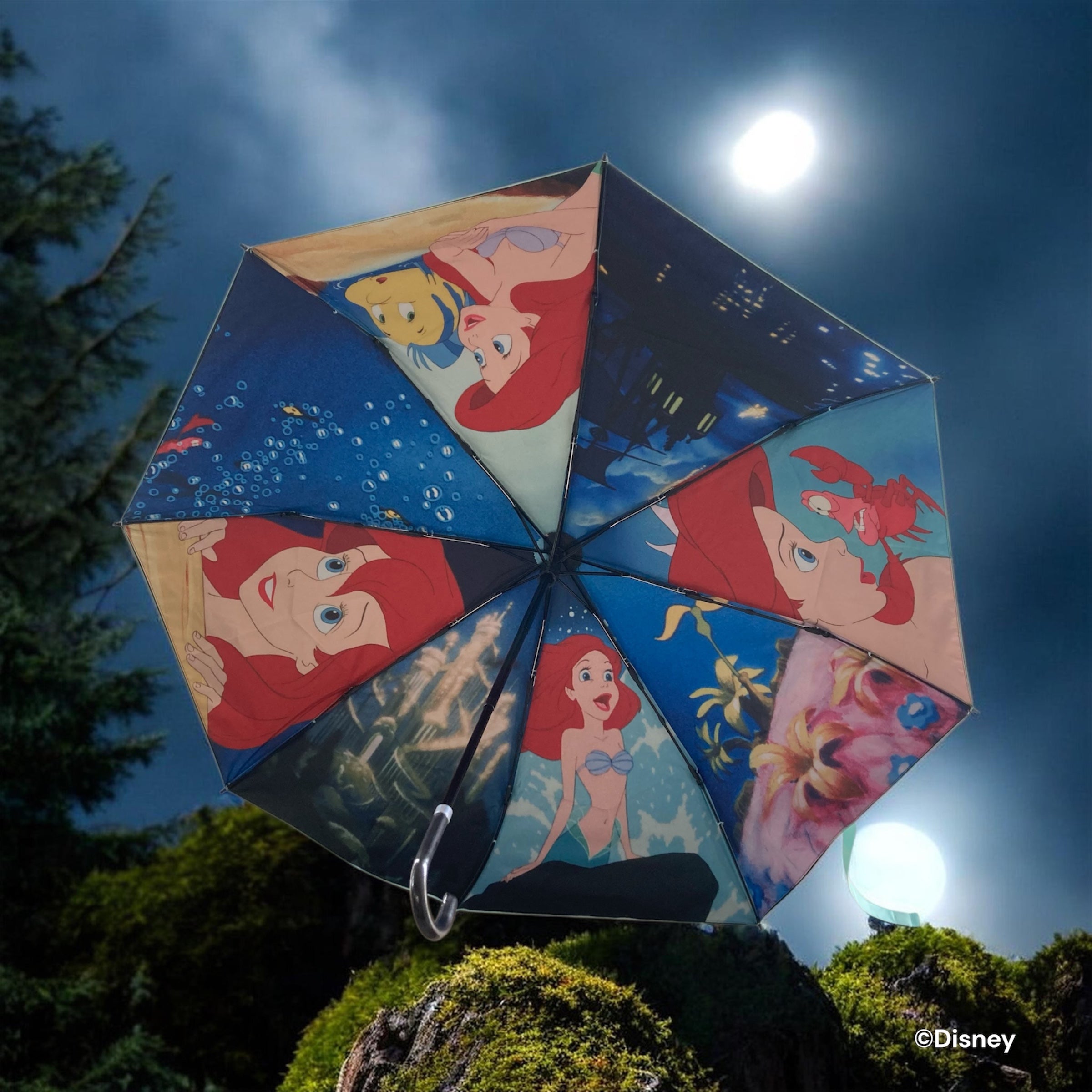 晴雨兼用折りたたみ傘 ファイナルフレーム リトル・マーメイド