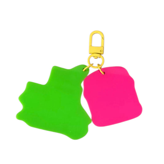 カラーアクリルキーホルダー リリーパッド&テックトリオ