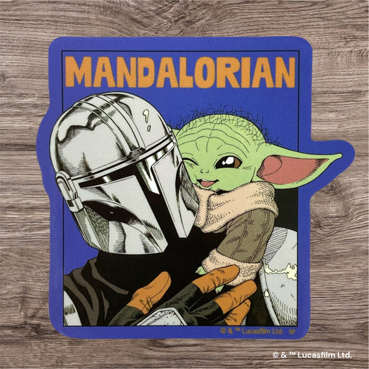 キャラクターステッカー スター・ウォーズ マンダロリアン&グローグー
