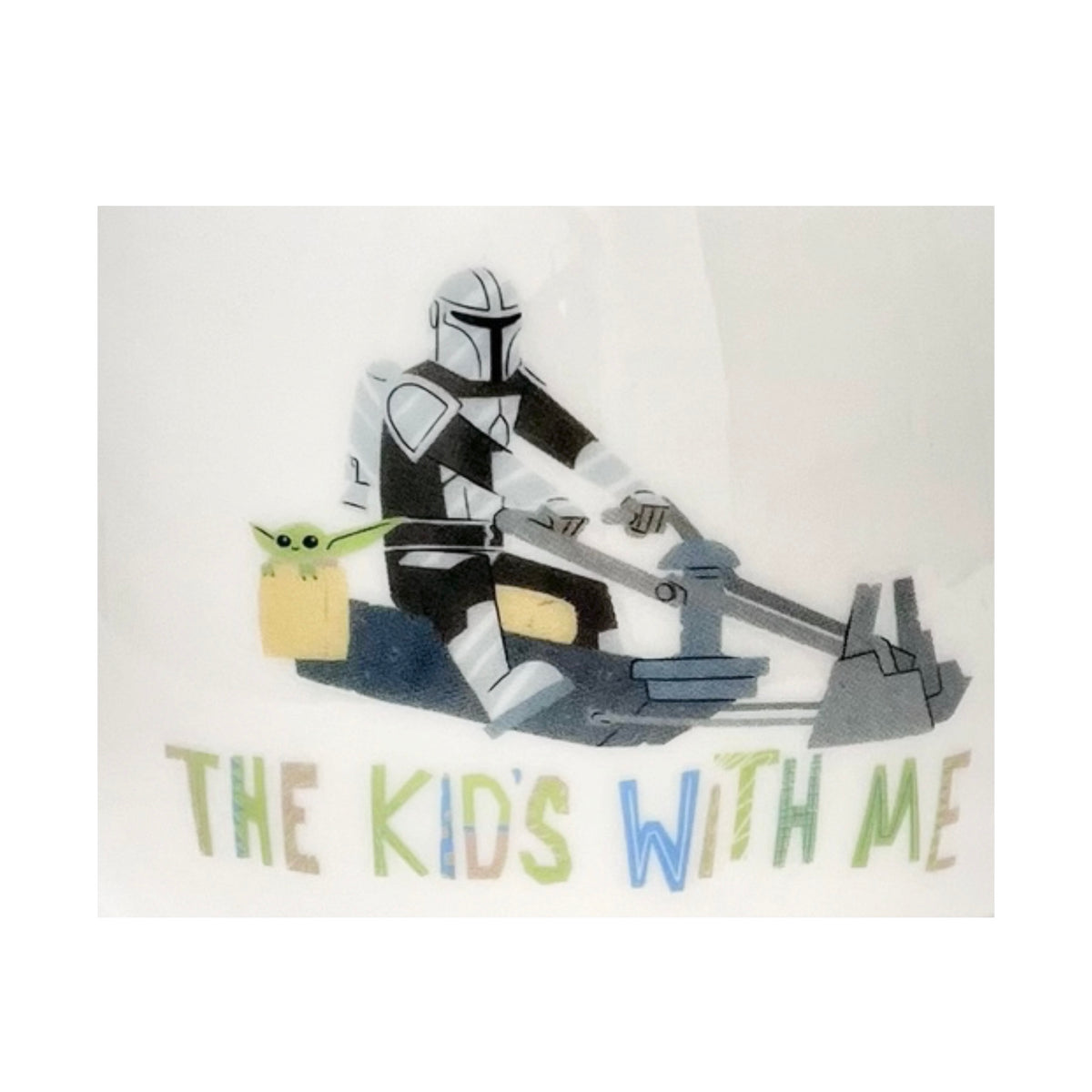 マグカップ　THE KIDS WITH ME　マンダロリアン＆グローグー