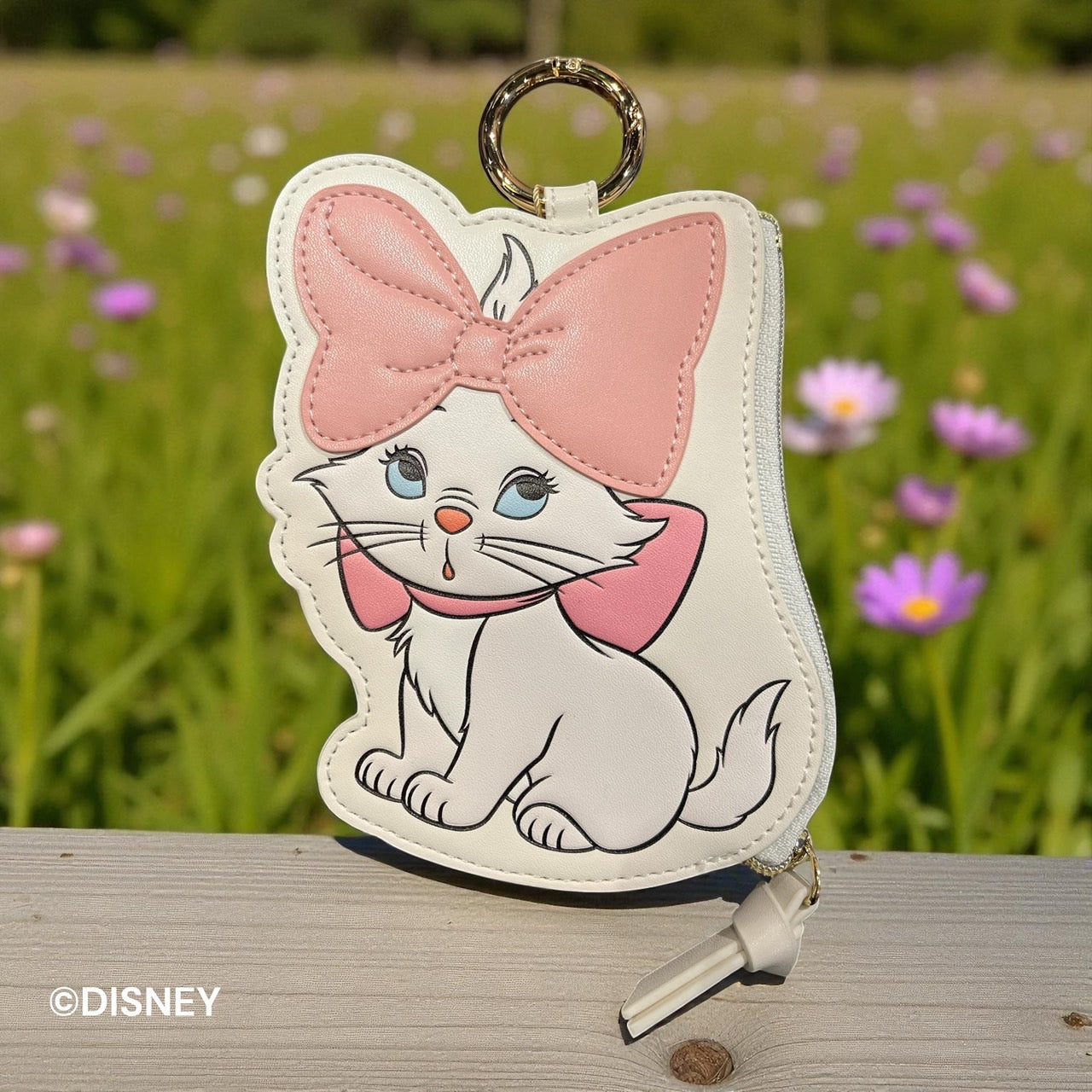 ダイカットフラットポーチ　マリー　おしゃれキャット