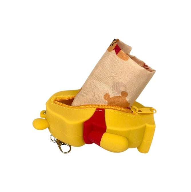 ポーチ付きエコバッグ　ソリッドハニー　くまのプーさん