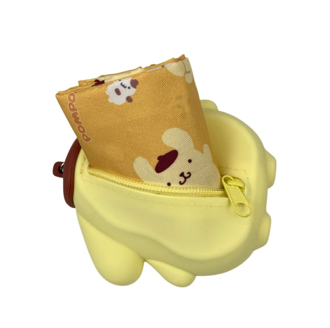 ポーチ付きエコバッグ　ソリッドプリン　サンリオ