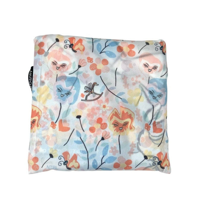 折りたたみエコバッグ　ふしぎの国のアリス　フラワーガーデン