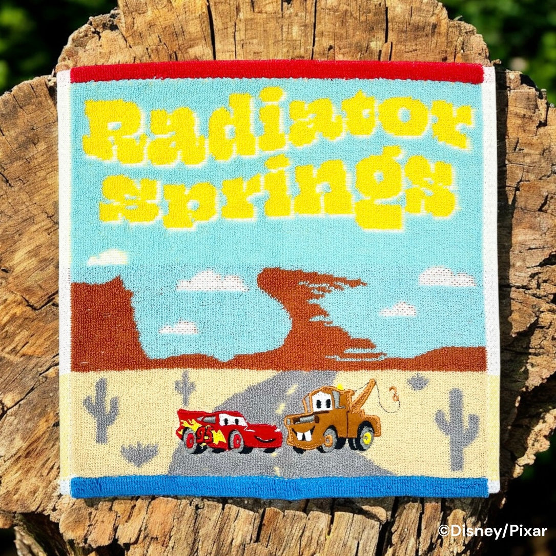 ミニタオル　ラジエータースプリングス　カーズ