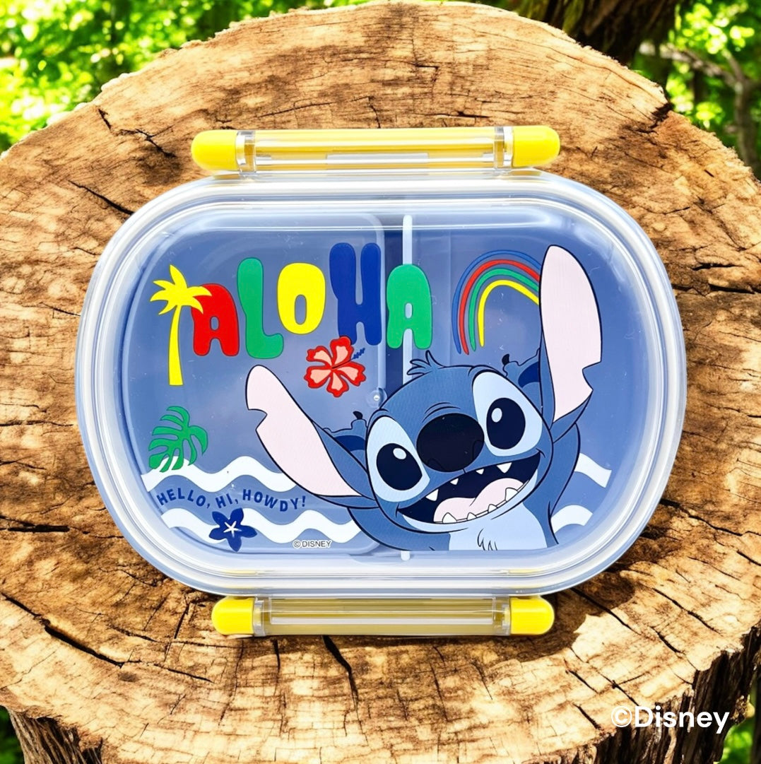 ふわっとフタ　タイトランチボックス　スティッチ