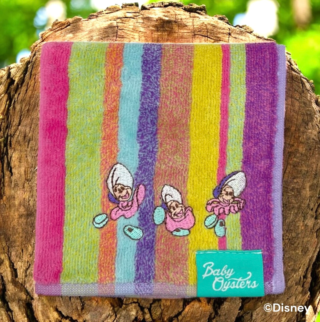 ミニタオル　パープルキュリアス　ヤングオイスター