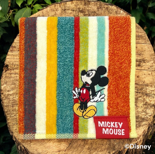 ミニタオル　びっくり　ミッキーマウス