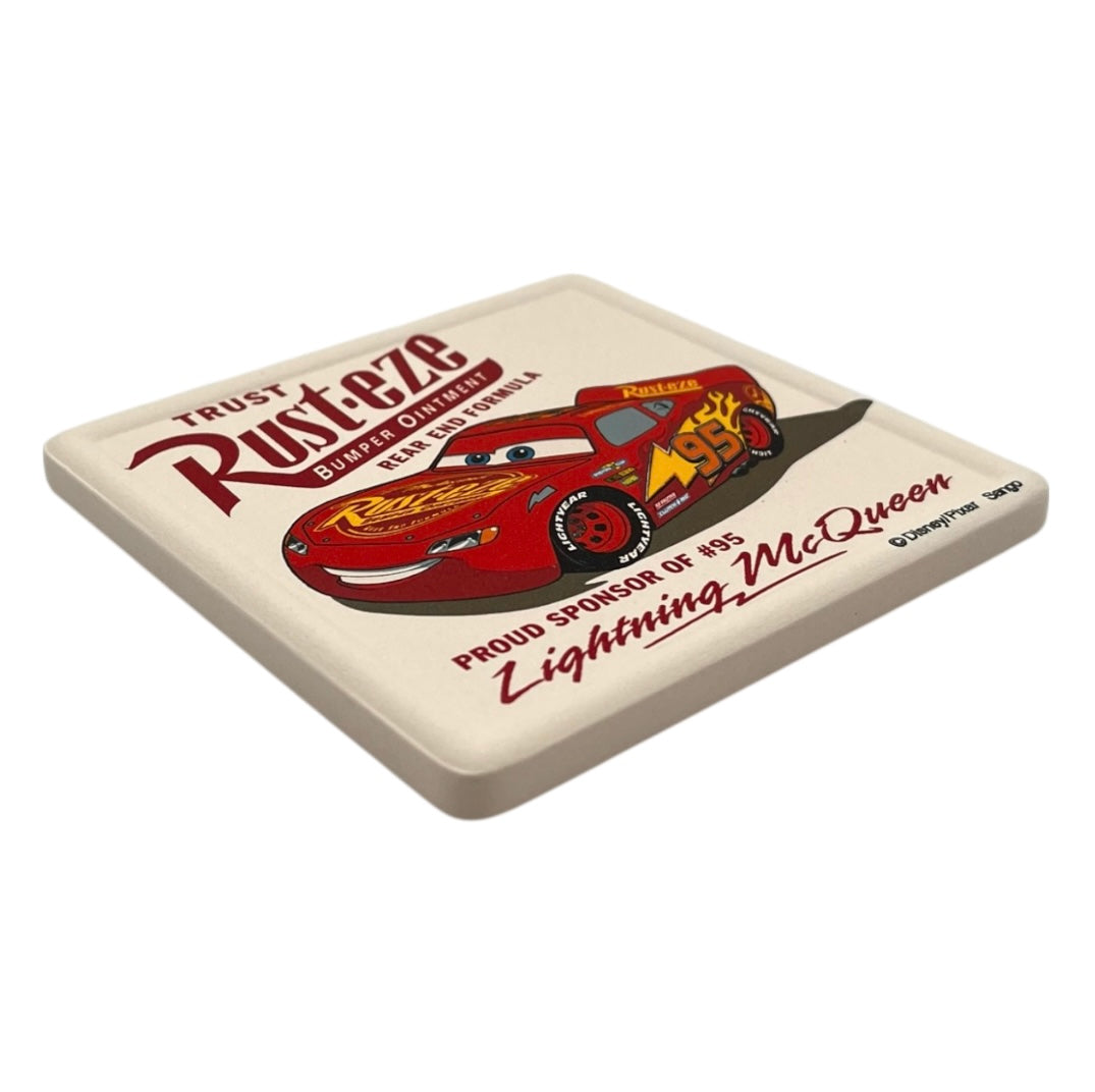 吸水コースター　ライトニング・マックィーン