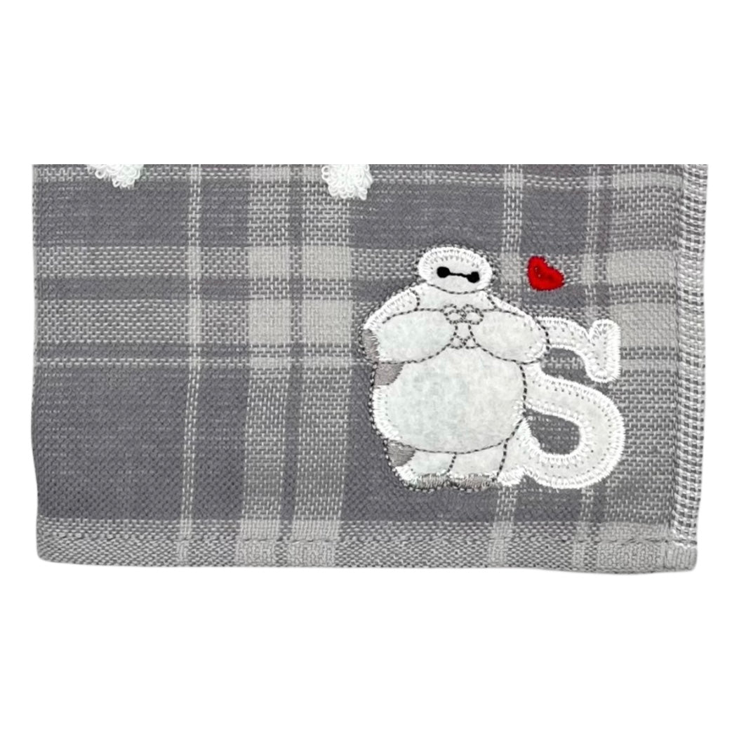 タオルハンカチ　イニシャルチェック　ベイマックス（S）