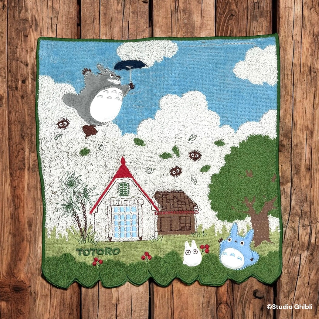 ミニタオル　空の散歩　となりのトトロ