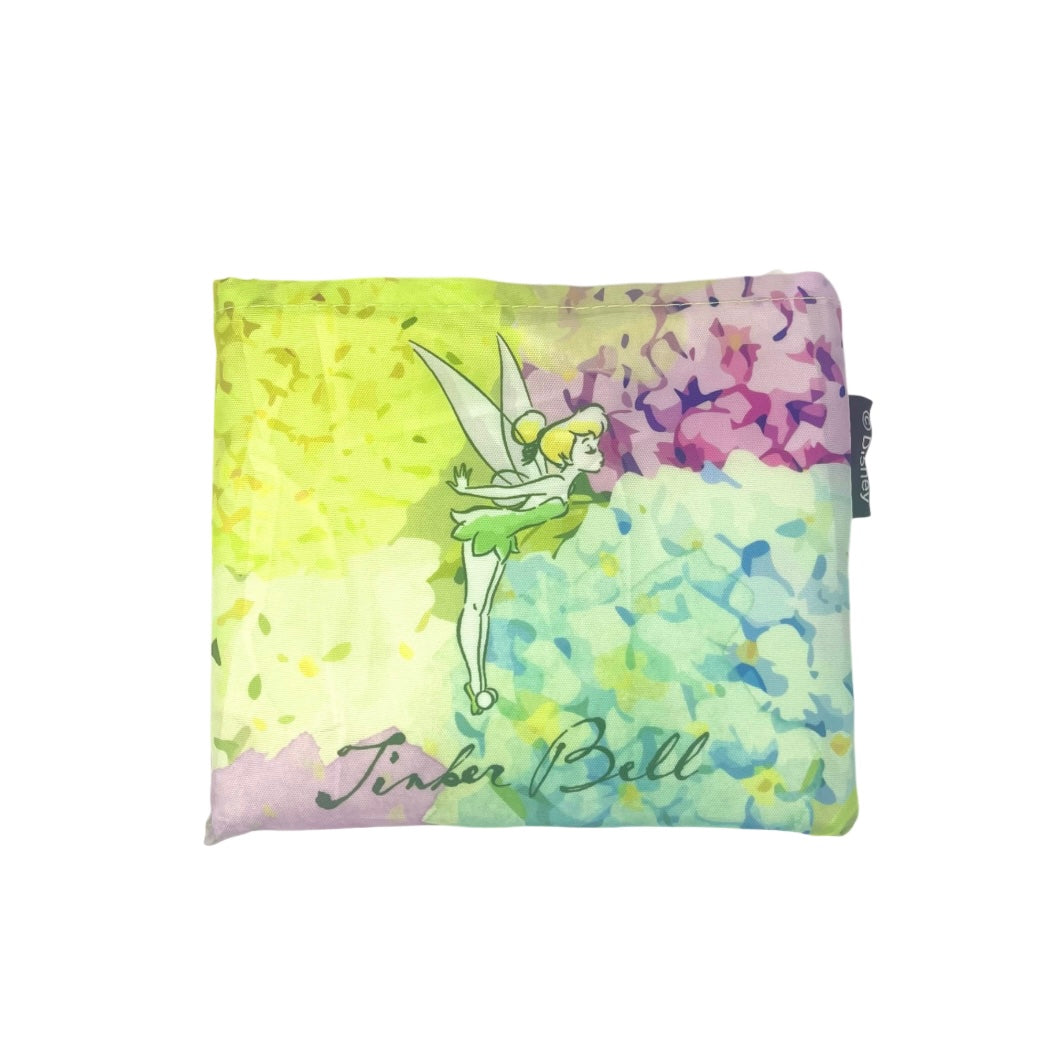 折りたたみエコバッグ　ピーターパン　あじさいとティンカー・ベル