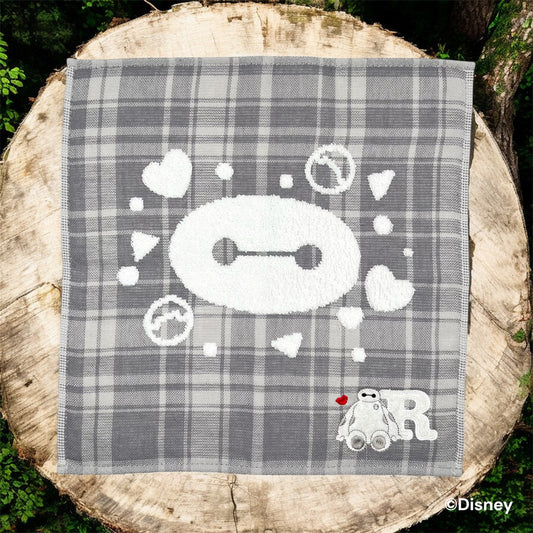 タオルハンカチ　イニシャルチェック　ベイマックス（R）