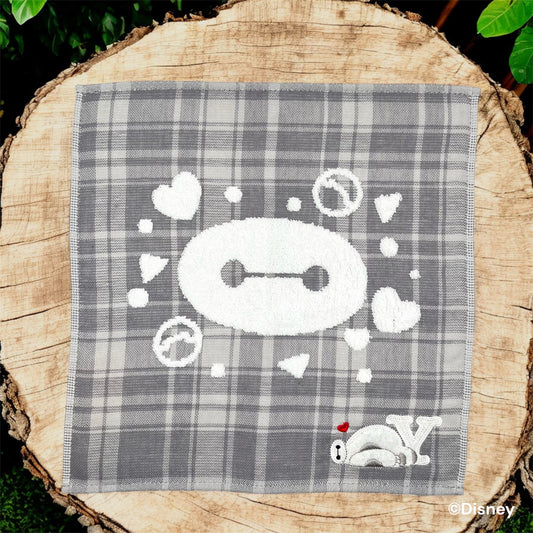 タオルハンカチ　イニシャルチェック　ベイマックス（Y）