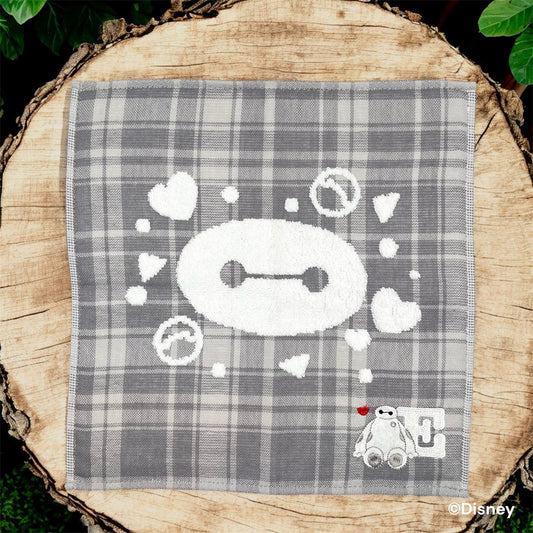 タオルハンカチ　イニシャルチェック　ベイマックス（E）