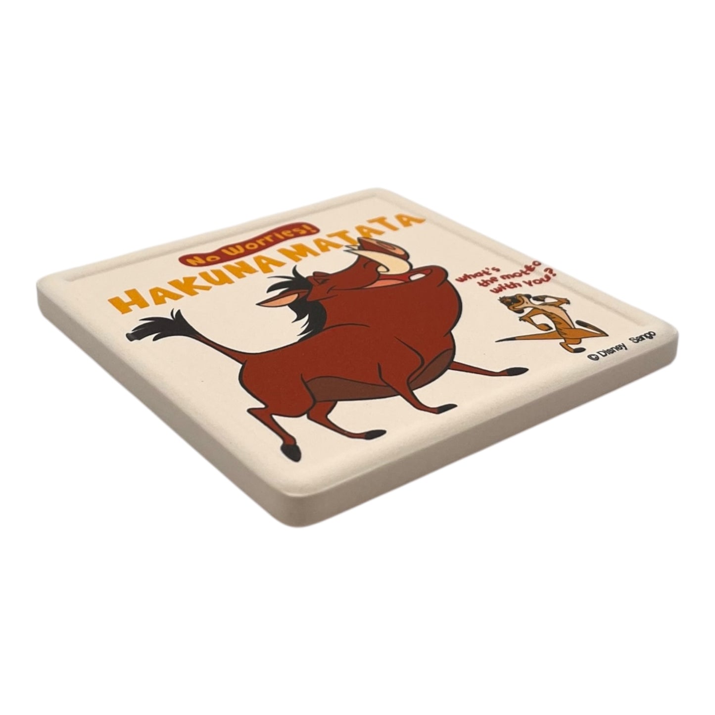 吸水コースター　ティモン　プンバァ