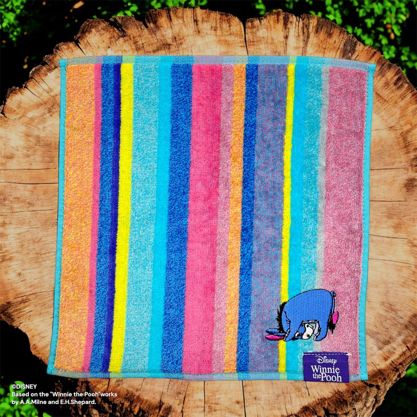 ミニタオル　ブルーヨガ　イーヨー