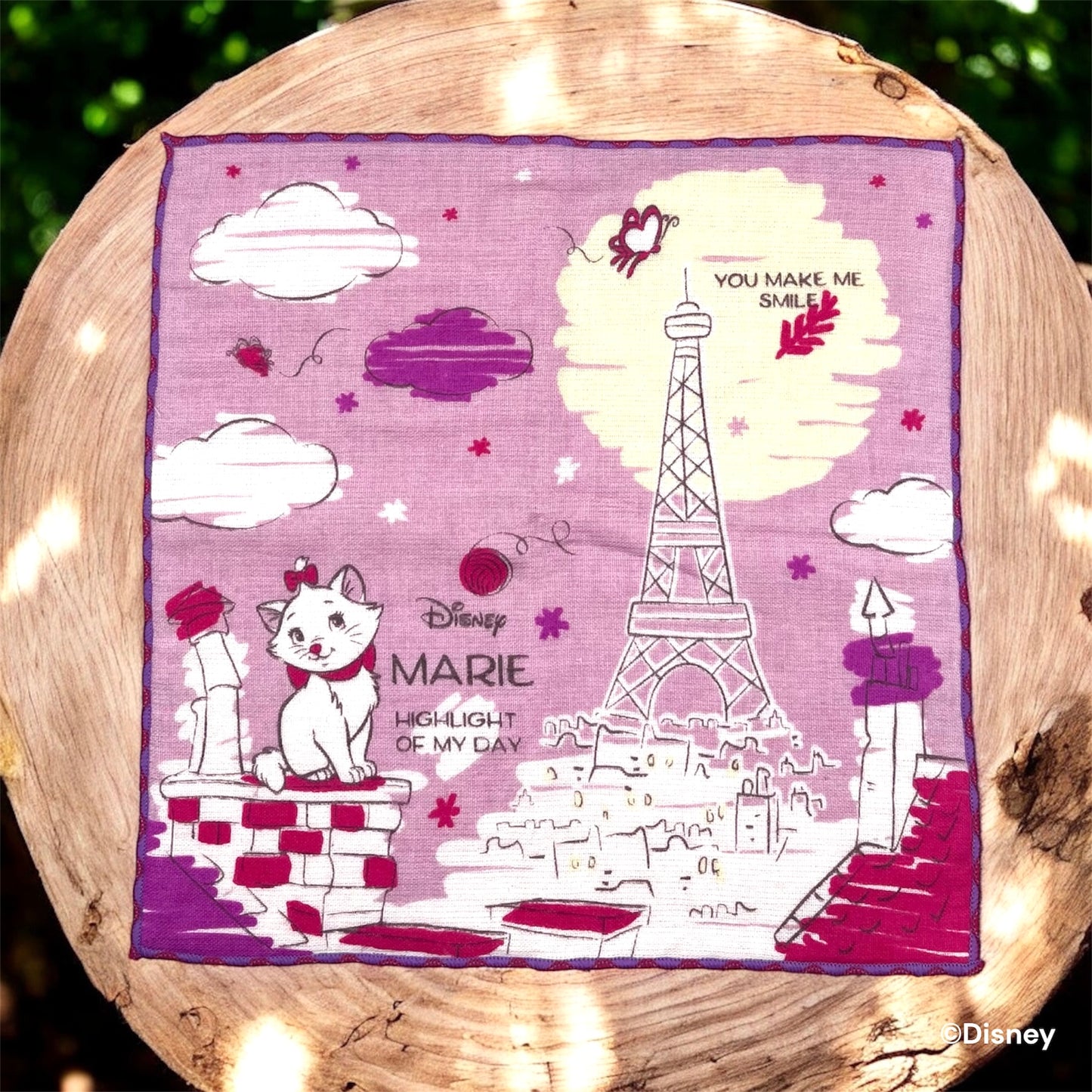 ガーゼタオル　パリの街角　おしゃれキャット