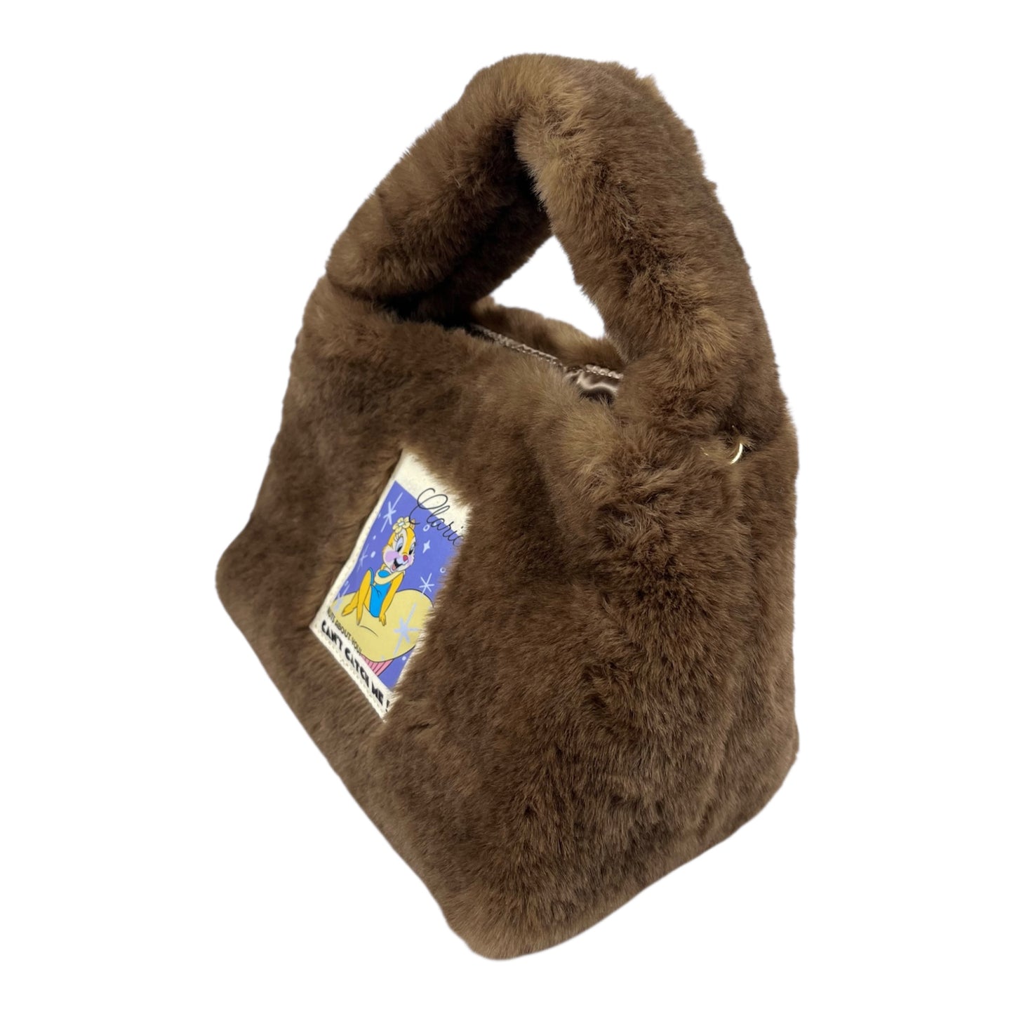 ラベルファーショルダーバッグ　クラリス