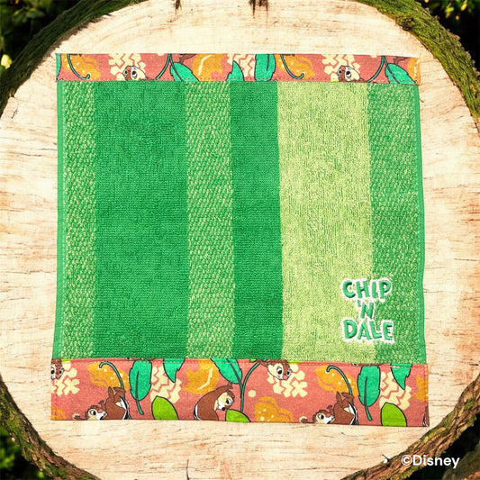 ミニタオル　ナッツリーフカラー　チップ＆デール