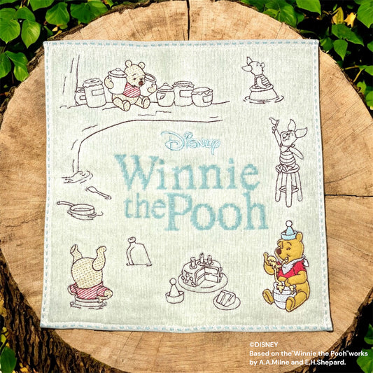 ミニタオル　大あらし　くまのプーさん