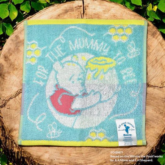 ミニタオル　ハニーパステル　くまのプーさん