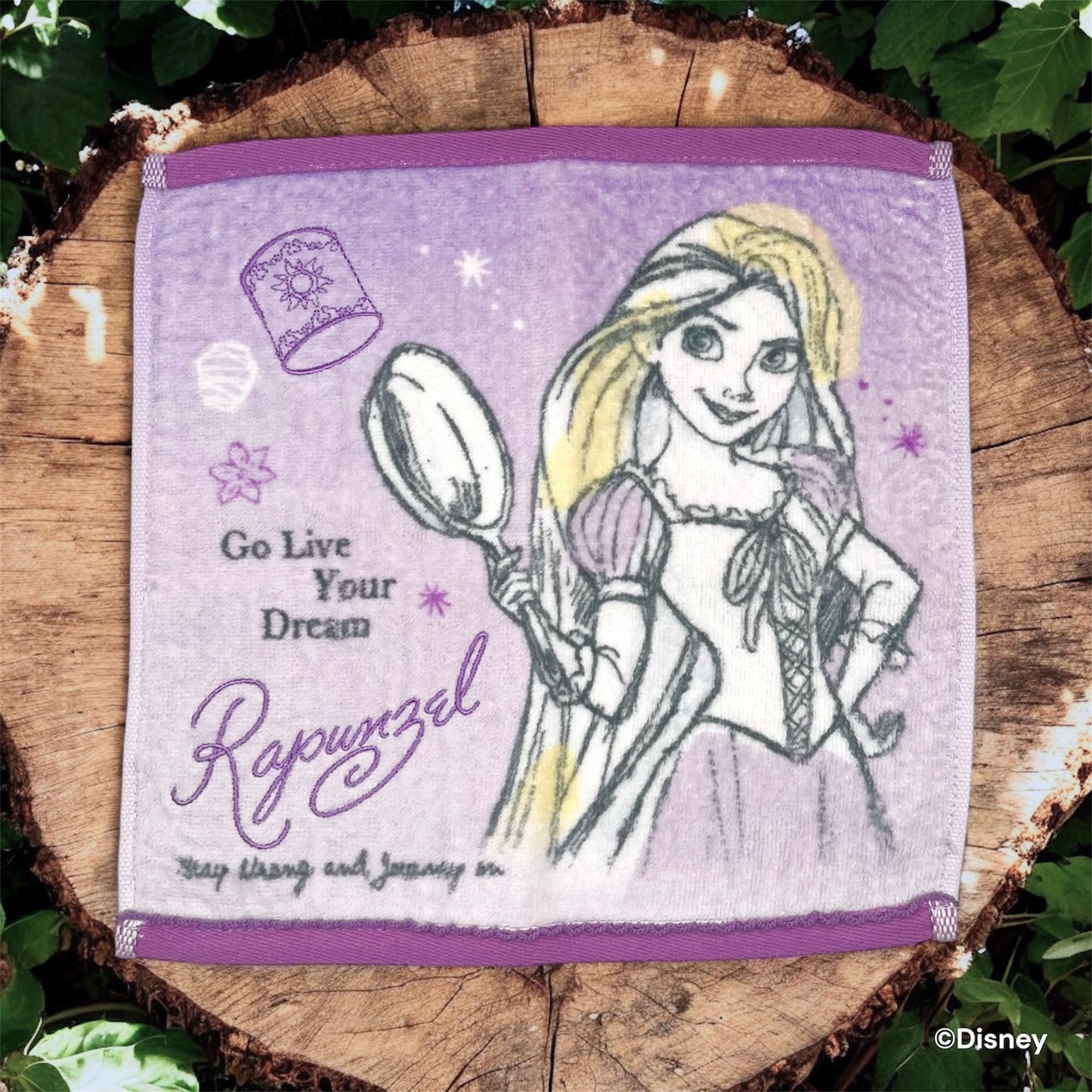 ミニタオル　メロウドリーム　塔の上のラプンツェル