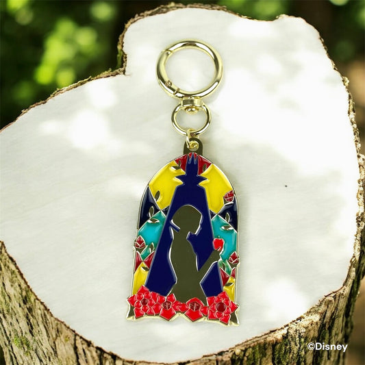 ステンドグラス風キーホルダー　白雪姫