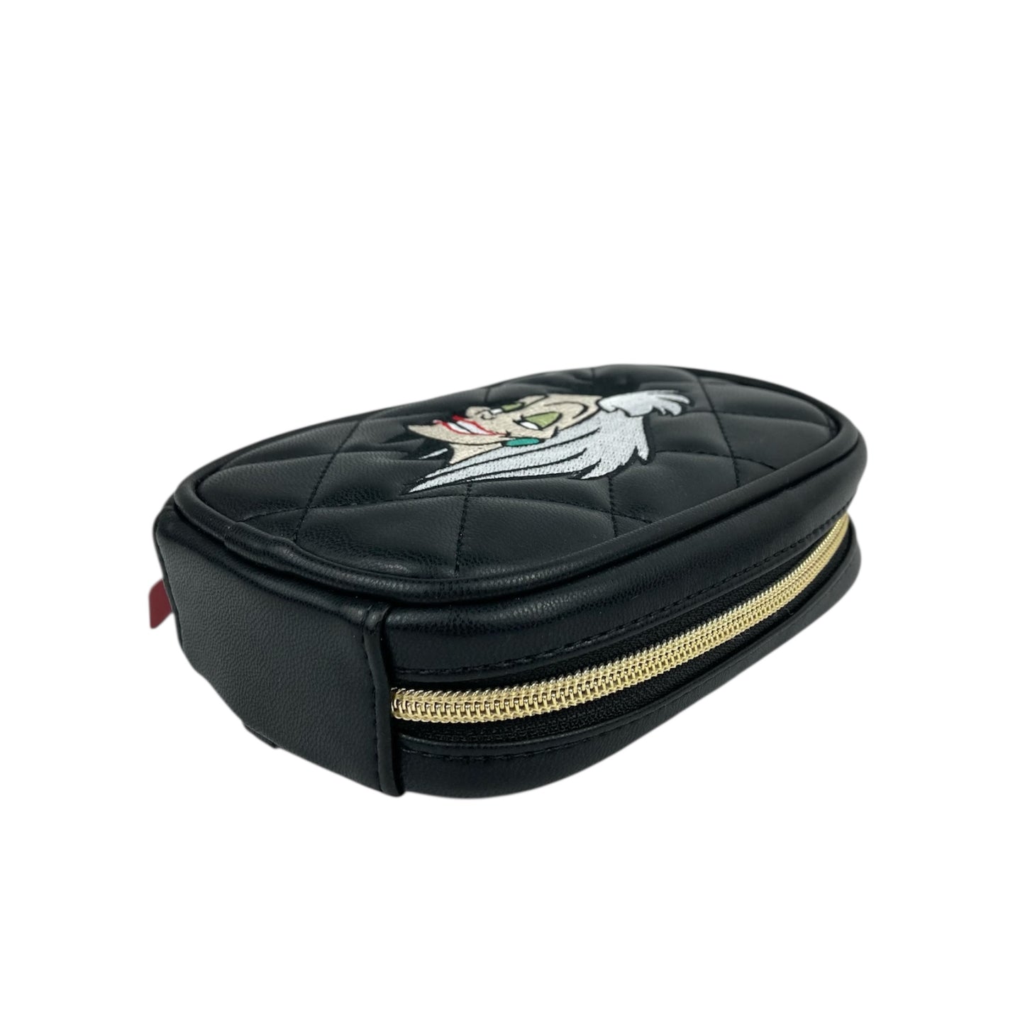 キルティングフェイスポーチ　ヴィランズ　クルエラ