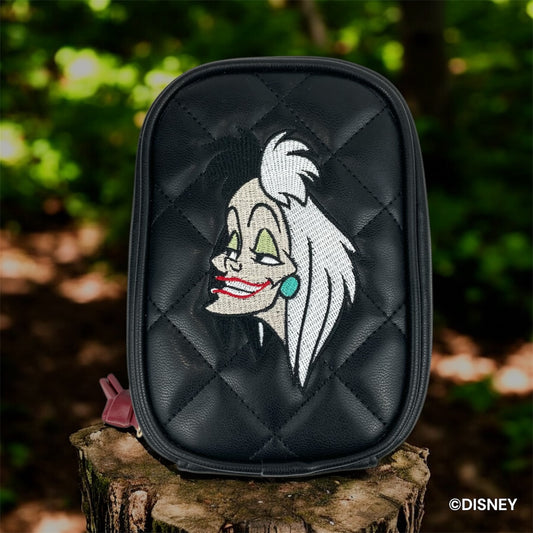 キルティングフェイスポーチ　ヴィランズ　クルエラ