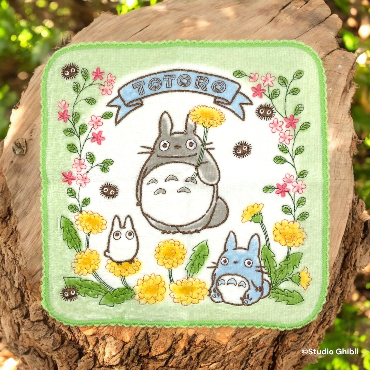 ミニタオル　春爛漫　となりのトトロ