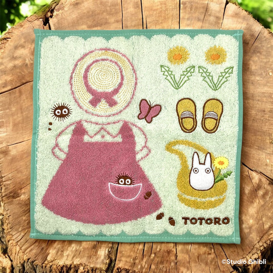 ミニタオル　お洋服とトトロ　となりのトトロ