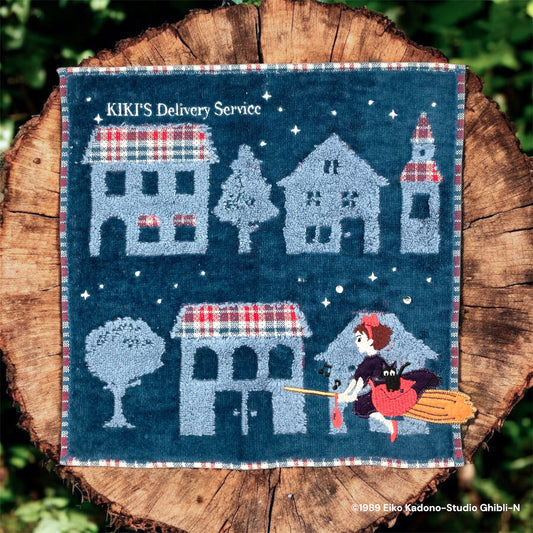 ミニタオル　旅立ちの夜　魔女の宅急便