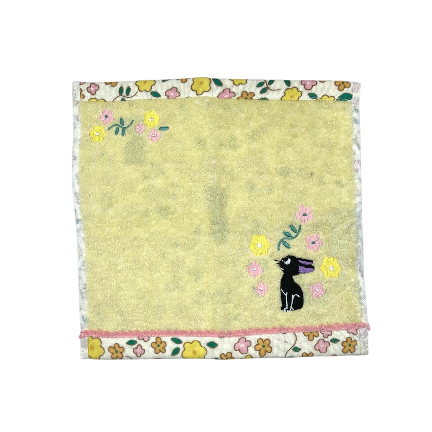 ミニタオル　ボタニカルジジ　魔女の宅急便