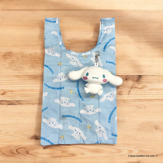 ポーチ付きエコバッグ　ソリッドシナモン　サンリオ