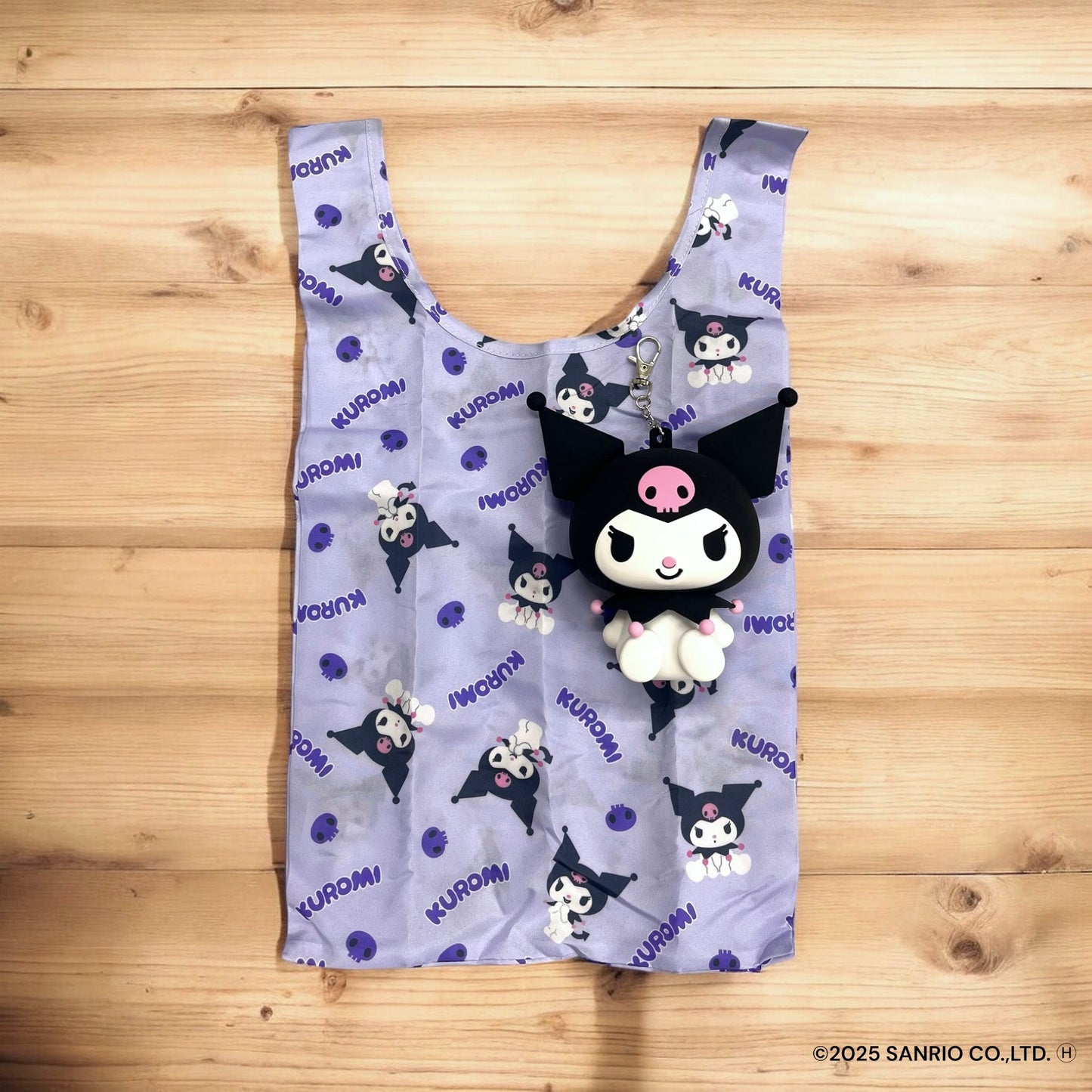 ポーチ付きエコバッグ　ソリッドクロミ　サンリオ