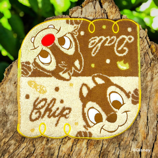 ミニタオル　ひょっこりナッツ　チップ＆デール