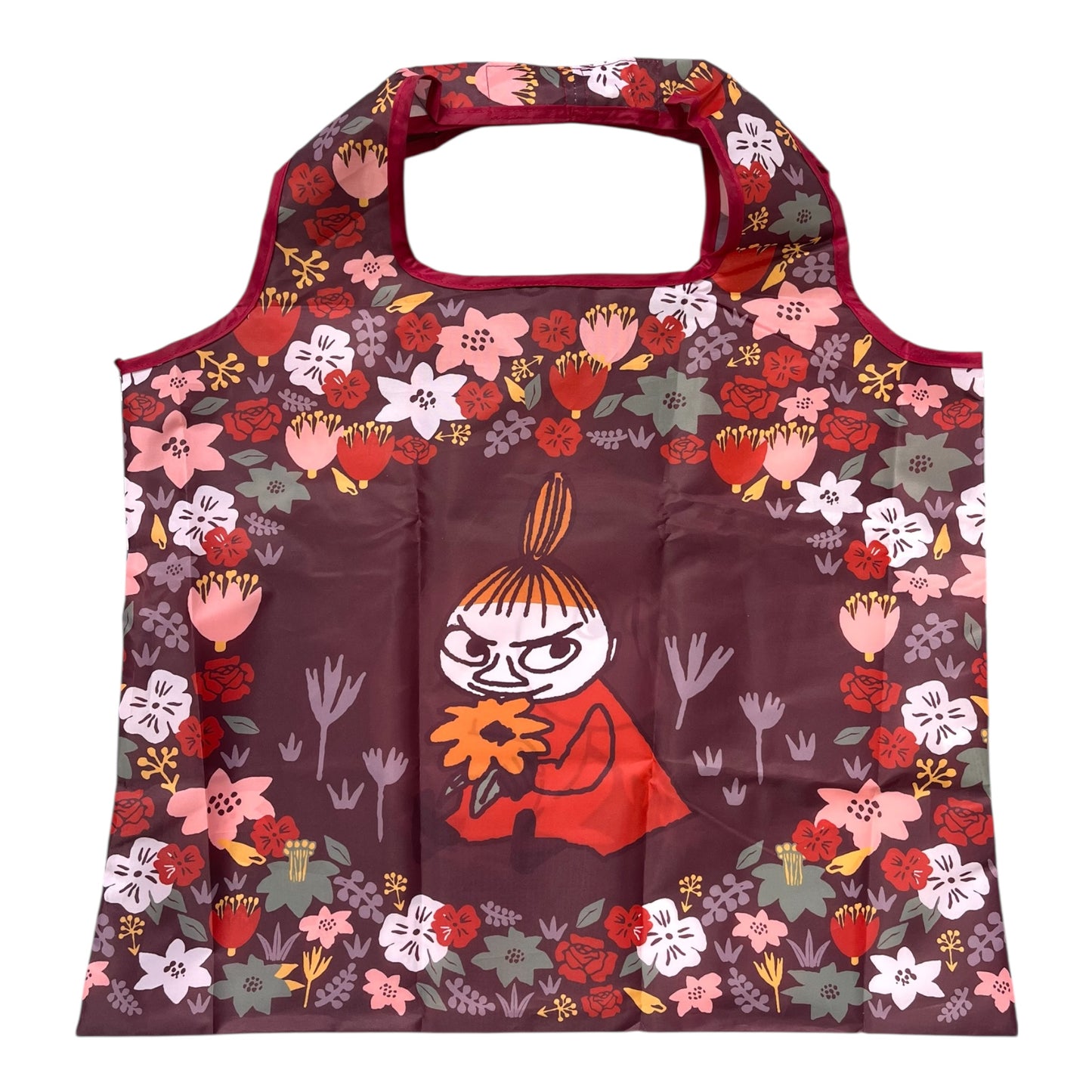 ショッピングバッグ　お花　ムーミン