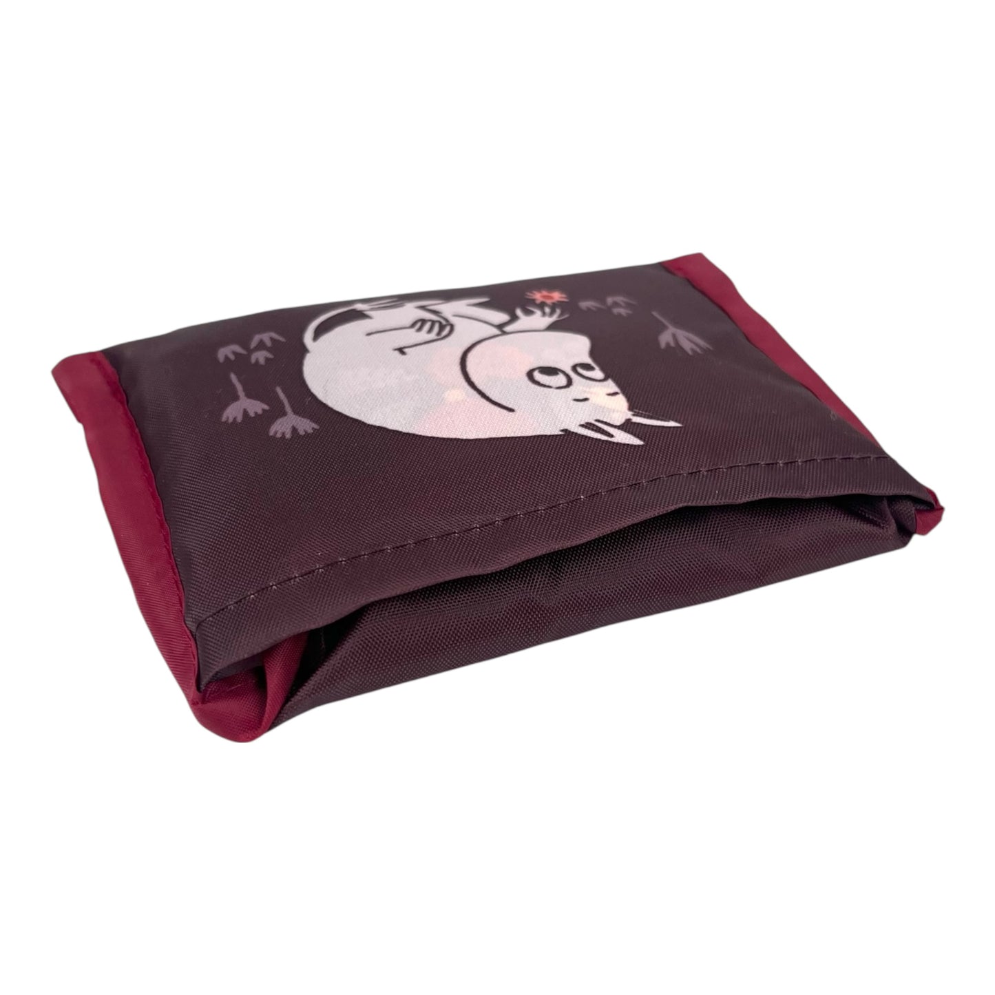 ミニサイズ　ショッピングバッグ　お花　ムーミン