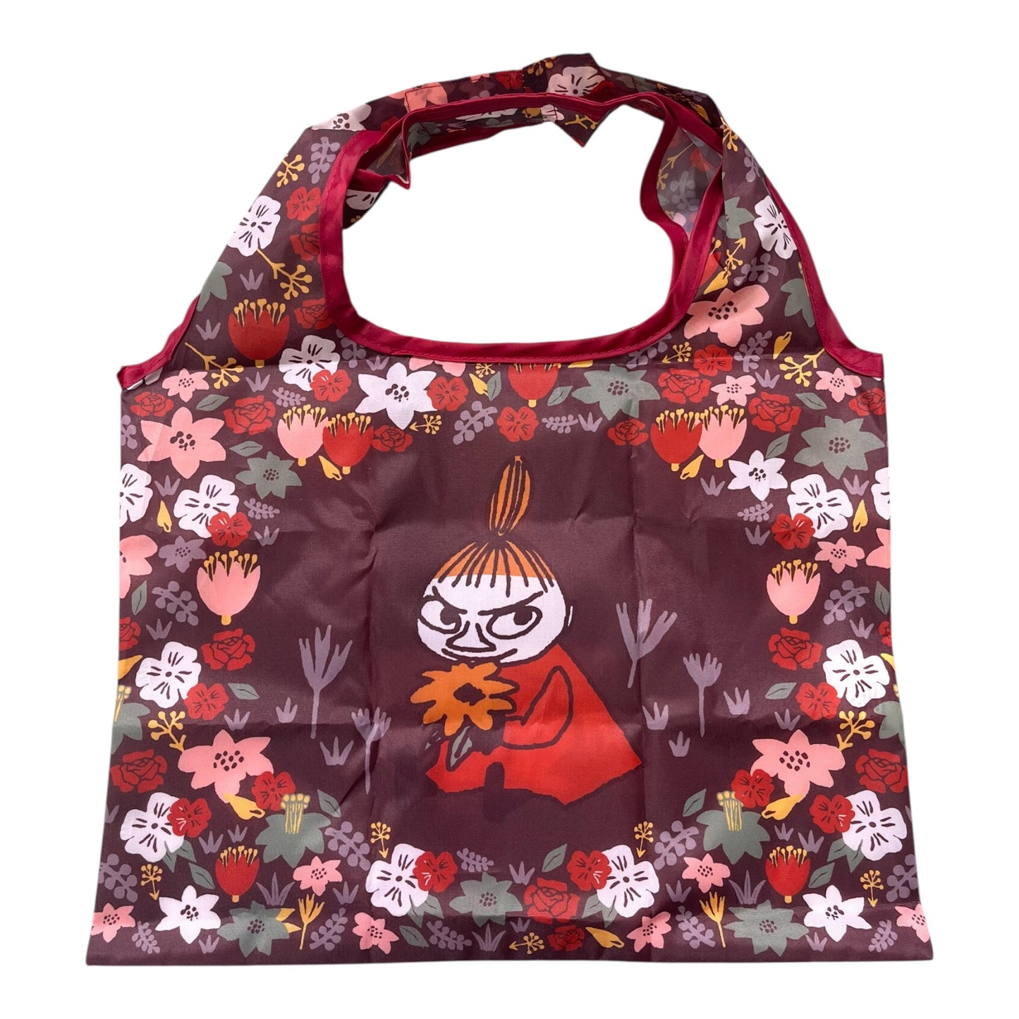 ミニサイズ　ショッピングバッグ　お花　ムーミン