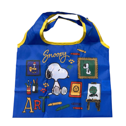 ミニサイズ　ショッピングバッグ　アート　スヌーピー