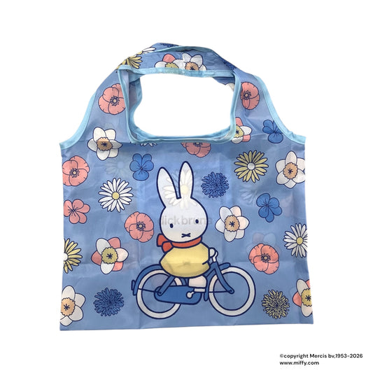 ミニサイズ　ショッピングバッグ　お花たくさん　ミッフィー