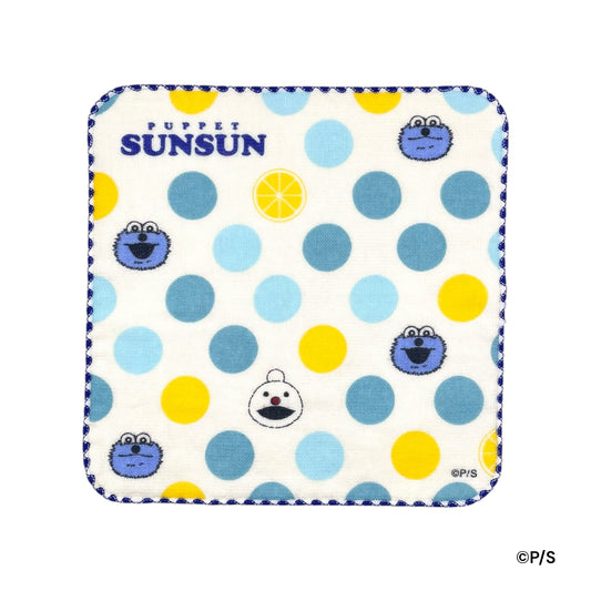 ガーゼミニタオル　パペットスンスン