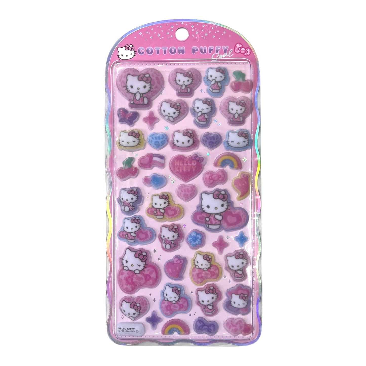 コットンパフィーシール　ハローキティ