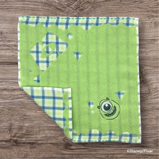 タオルハンカチ　キュートチェック　モンスターズ・インク　マイク